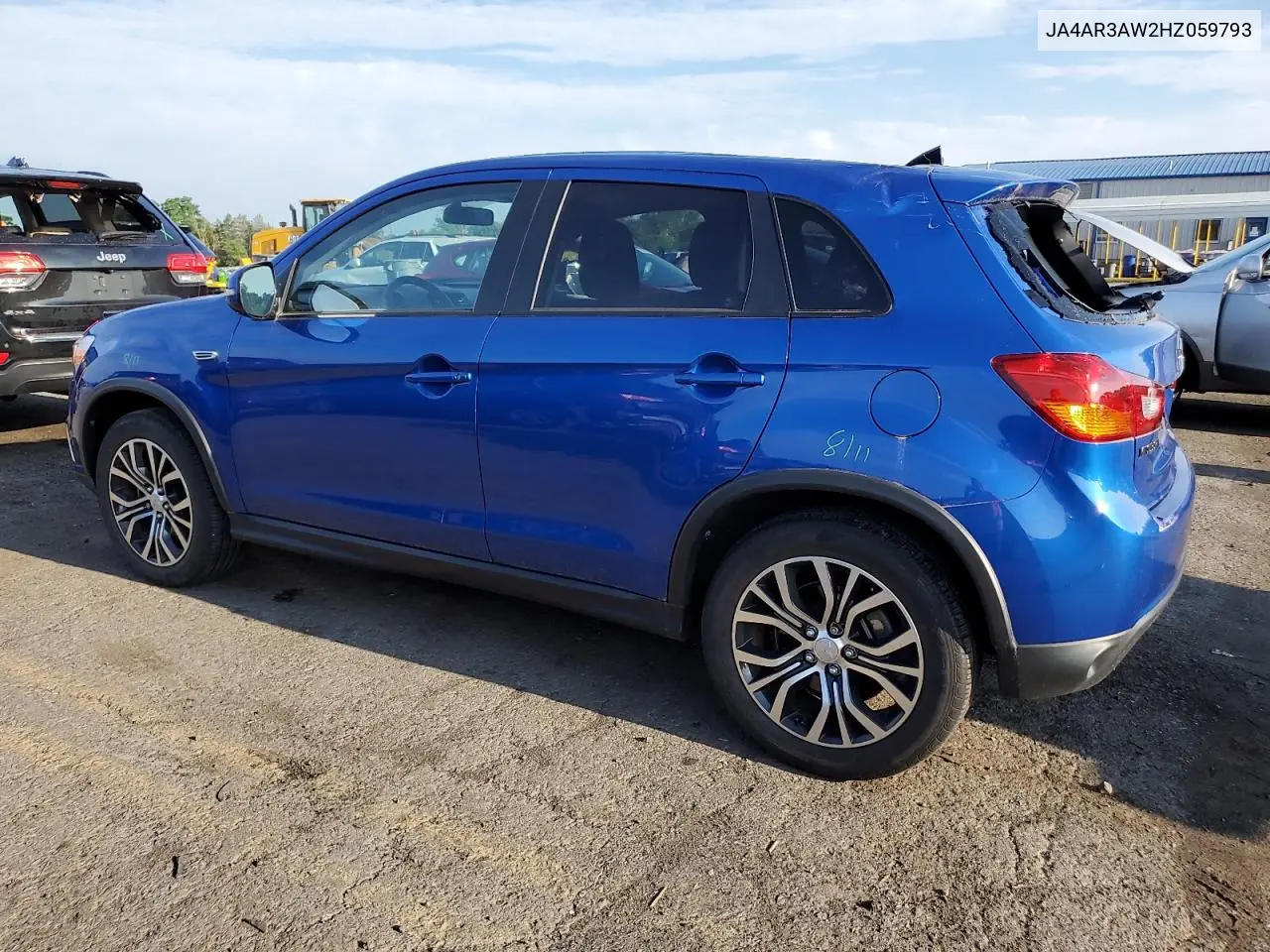 2017 Mitsubishi Outlander Sport Es VIN: JA4AR3AW2HZ059793 Lot: 62857845