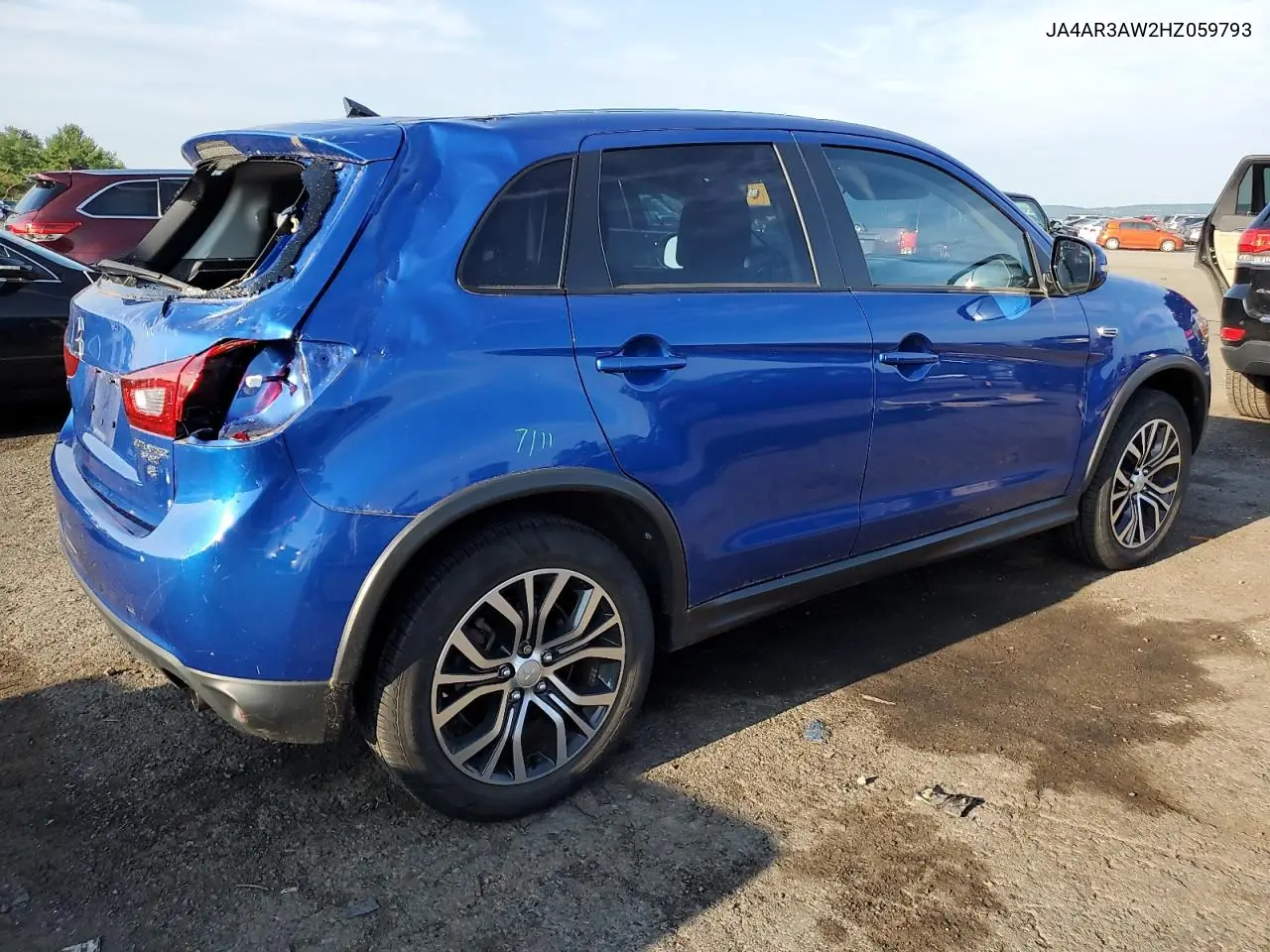 2017 Mitsubishi Outlander Sport Es VIN: JA4AR3AW2HZ059793 Lot: 62857845