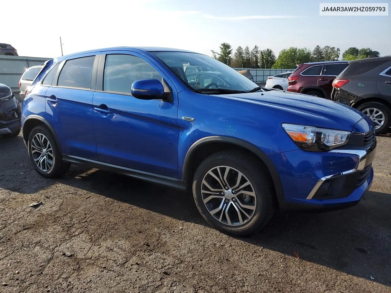 2017 Mitsubishi Outlander Sport Es VIN: JA4AR3AW2HZ059793 Lot: 62857845