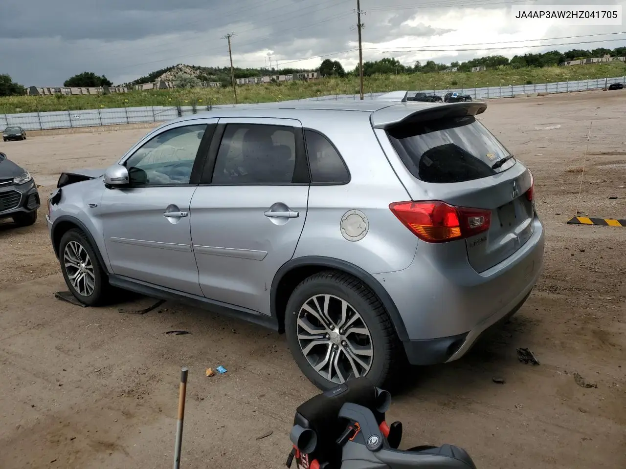 2017 Mitsubishi Outlander Sport Es VIN: JA4AP3AW2HZ041705 Lot: 64588975