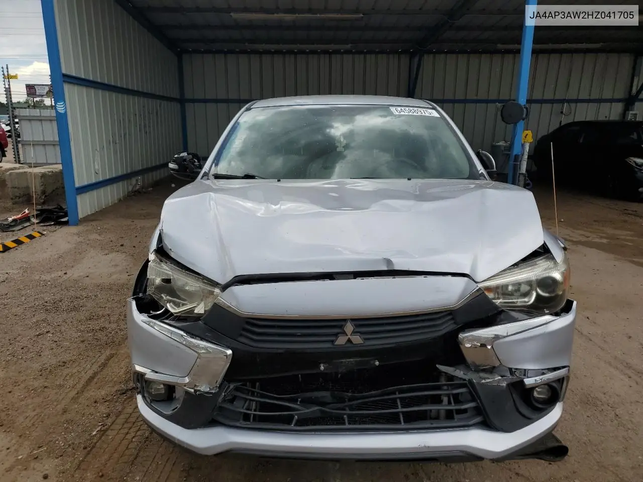2017 Mitsubishi Outlander Sport Es VIN: JA4AP3AW2HZ041705 Lot: 64588975
