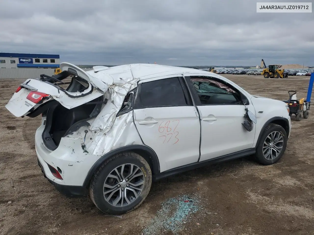 2018 Mitsubishi Outlander Sport Es VIN: JA4AR3AU1JZ019712 Lot: 54940985