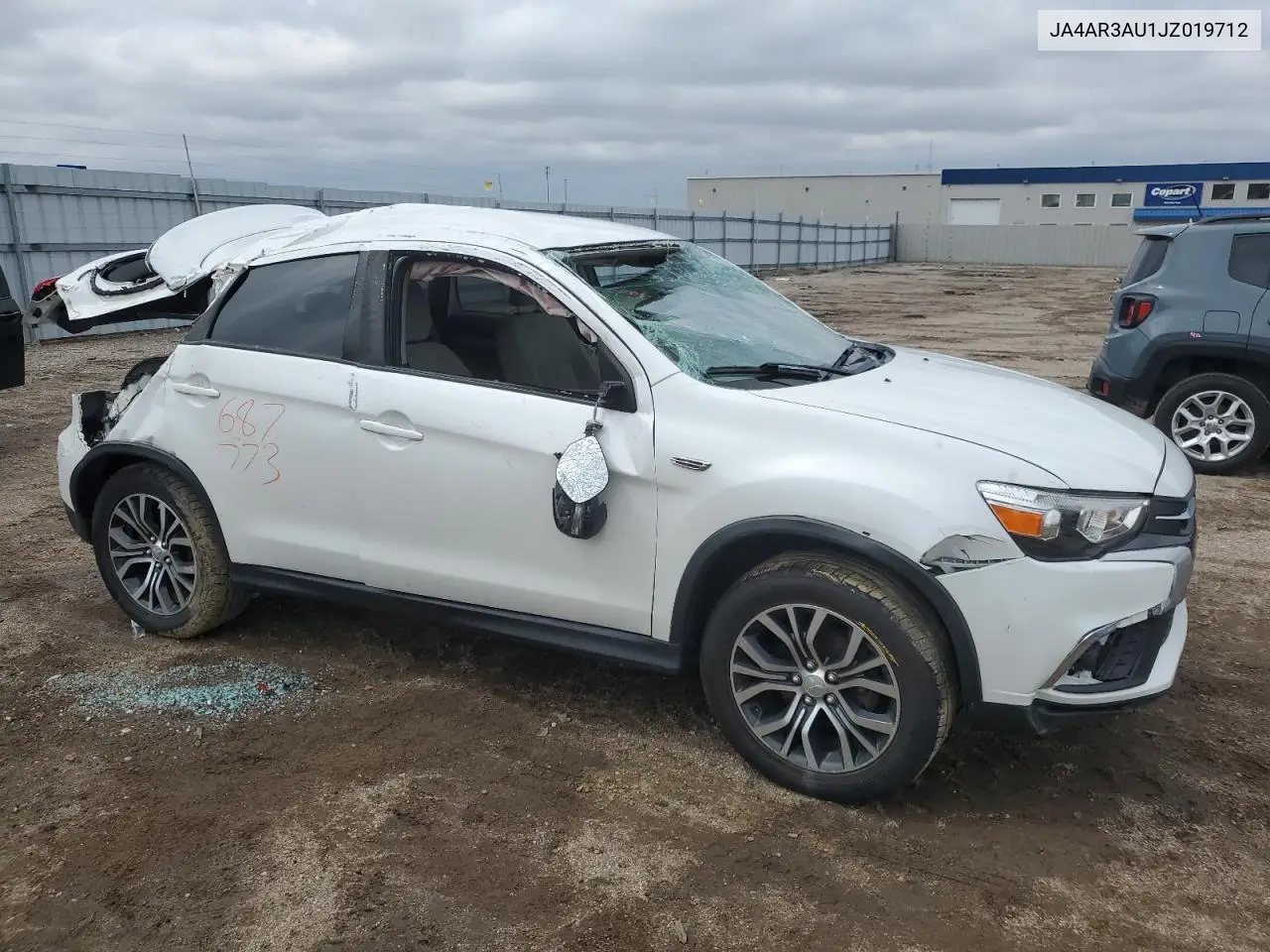 2018 Mitsubishi Outlander Sport Es VIN: JA4AR3AU1JZ019712 Lot: 54940985