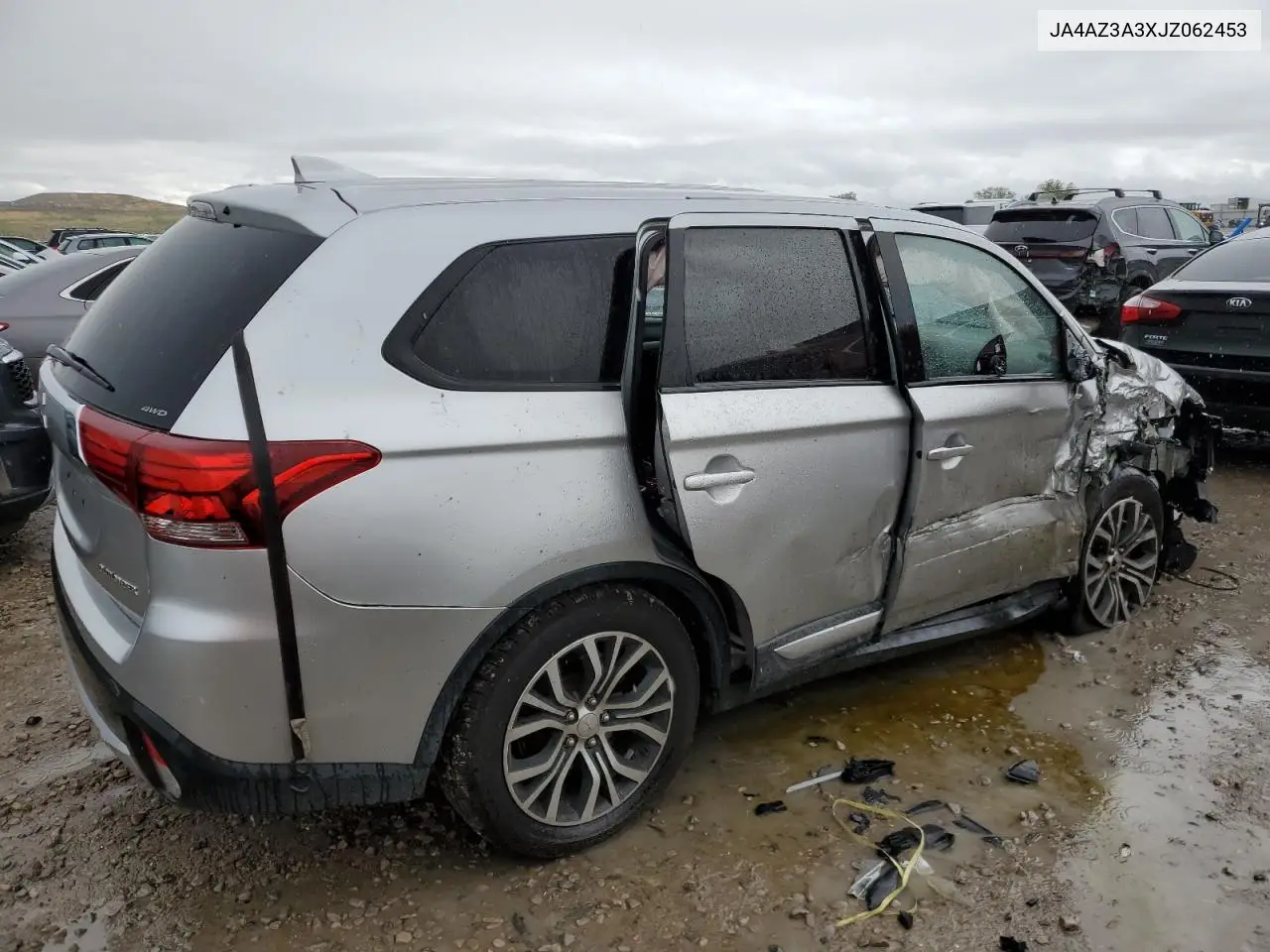 2018 Mitsubishi Outlander Se VIN: JA4AZ3A3XJZ062453 Lot: 55823265