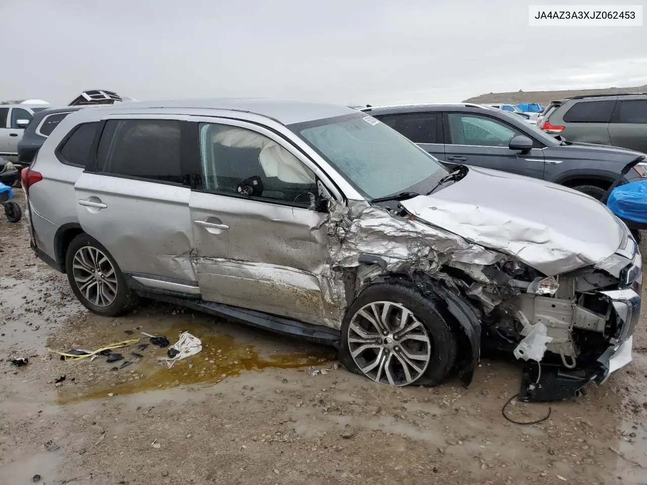 2018 Mitsubishi Outlander Se VIN: JA4AZ3A3XJZ062453 Lot: 55823265