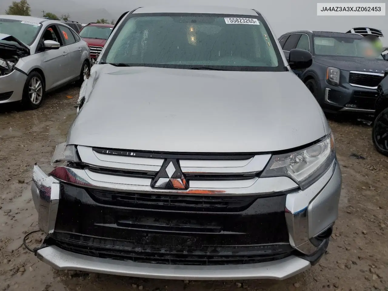 2018 Mitsubishi Outlander Se VIN: JA4AZ3A3XJZ062453 Lot: 55823265