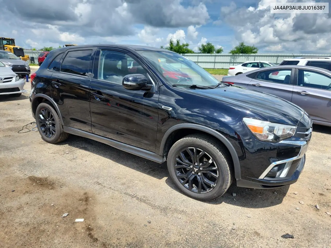 2018 Mitsubishi Outlander Sport Es VIN: JA4AP3AU8JU016387 Lot: 62719825