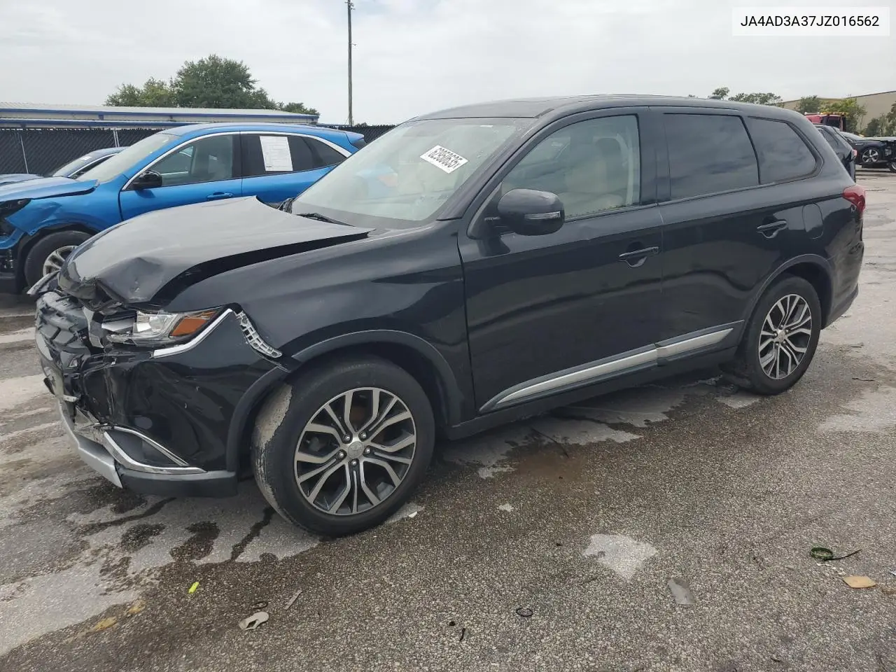 2018 Mitsubishi Outlander Se VIN: JA4AD3A37JZ016562 Lot: 62950635