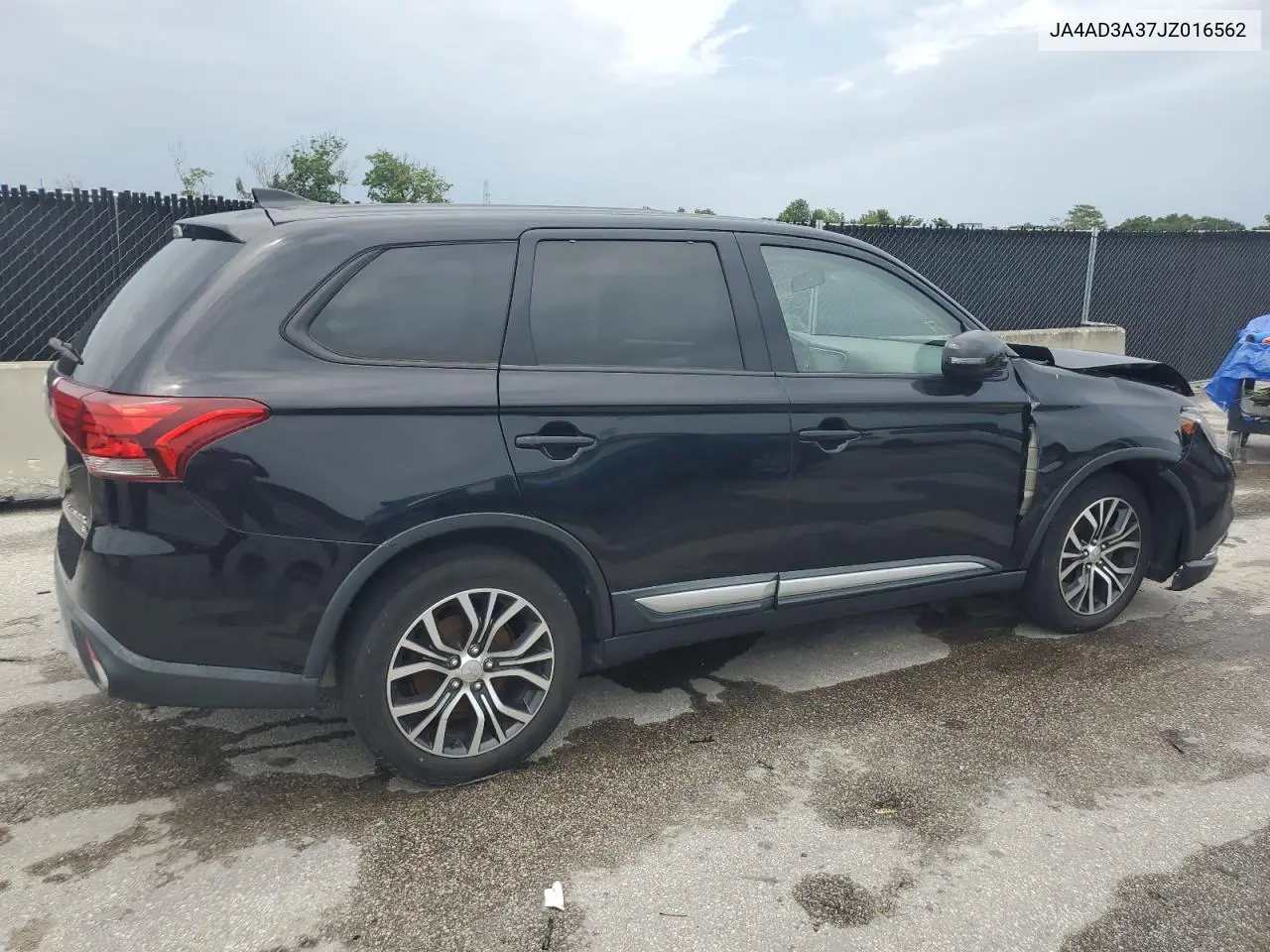 2018 Mitsubishi Outlander Se VIN: JA4AD3A37JZ016562 Lot: 62950635