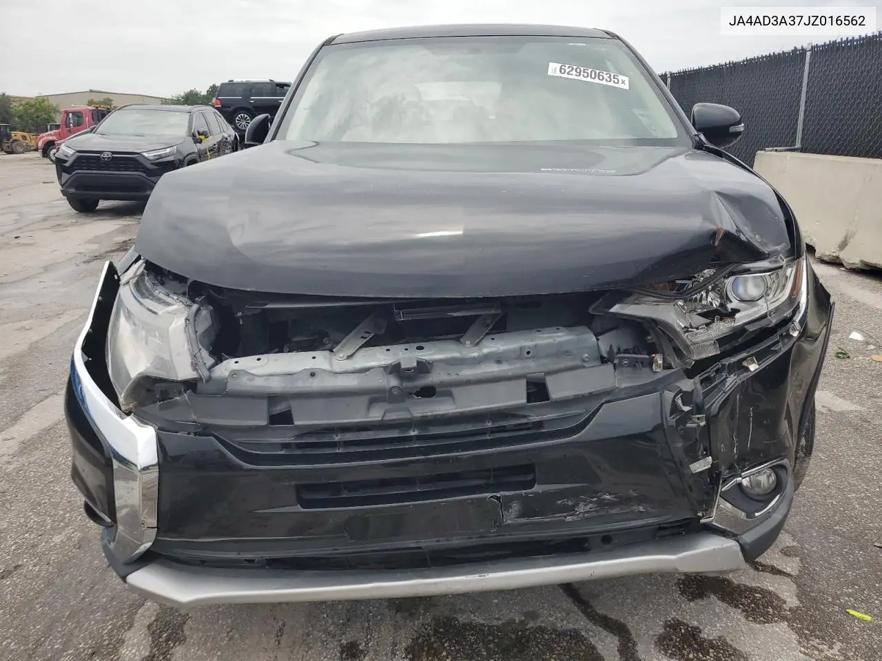 2018 Mitsubishi Outlander Se VIN: JA4AD3A37JZ016562 Lot: 62950635