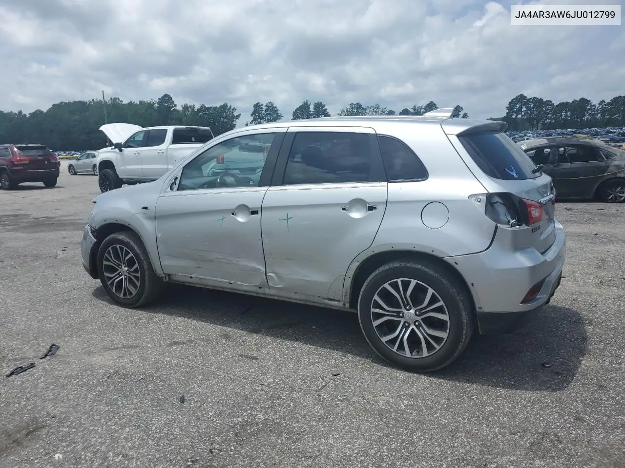 2018 Mitsubishi Outlander Sport Es VIN: JA4AR3AW6JU012799 Lot: 62988455