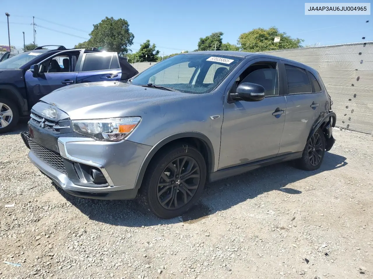 2018 Mitsubishi Outlander Sport Es VIN: JA4AP3AU6JU004965 Lot: 63535865