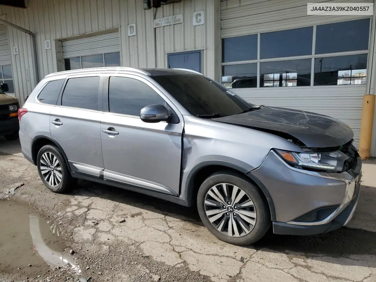 2019 Mitsubishi Outlander Se VIN: JA4AZ3A39KZ040557 Lot: 51638085