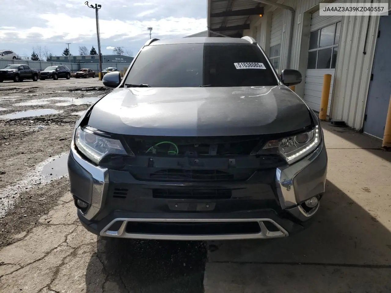 2019 Mitsubishi Outlander Se VIN: JA4AZ3A39KZ040557 Lot: 51638085