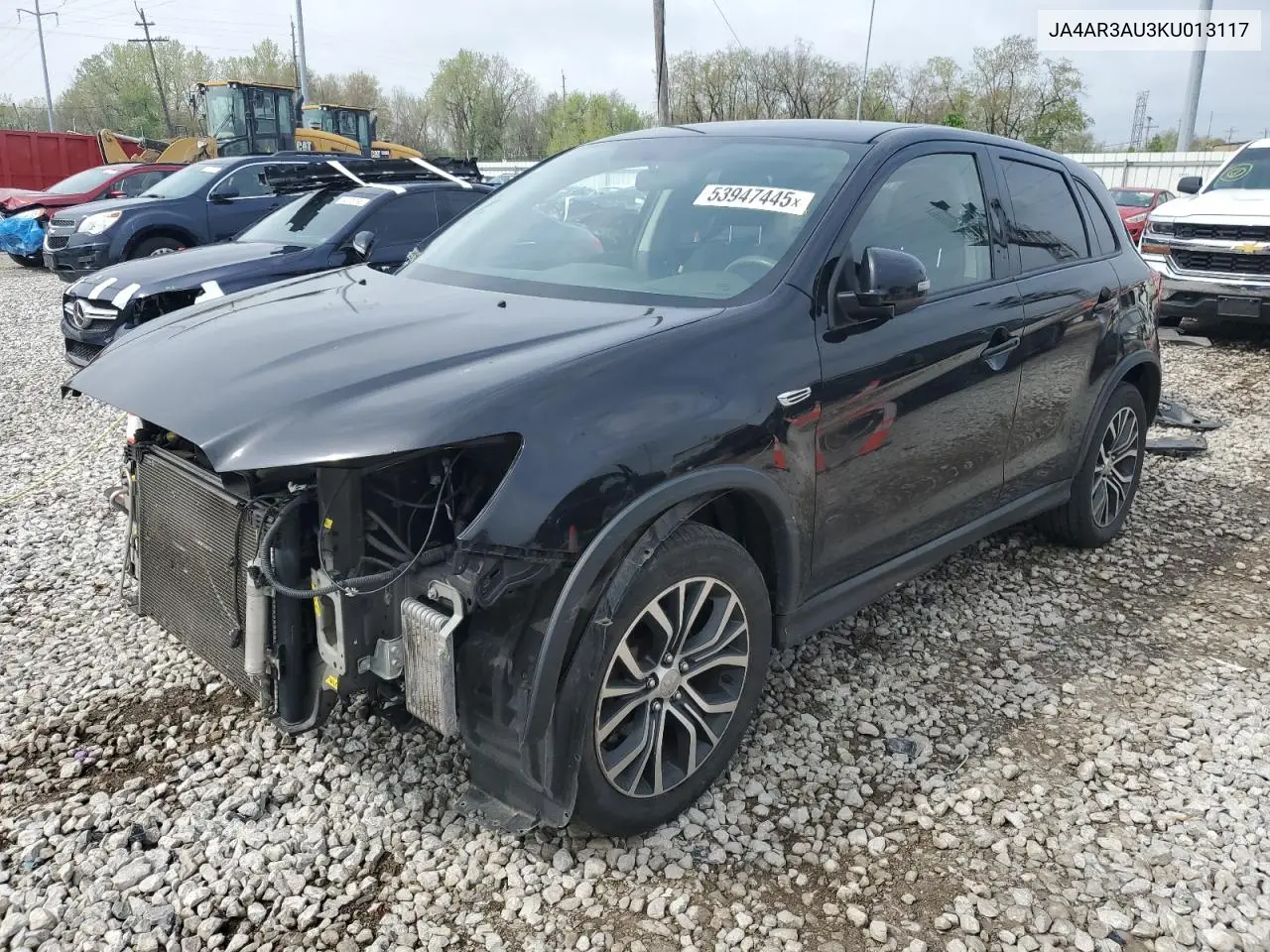2019 Mitsubishi Outlander Sport Es VIN: JA4AR3AU3KU013117 Lot: 53947445