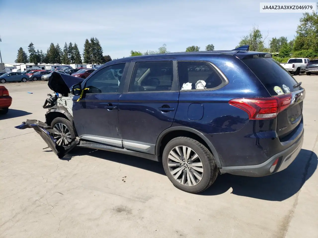 2019 Mitsubishi Outlander Se VIN: JA4AZ3A3XKZ046979 Lot: 55531025