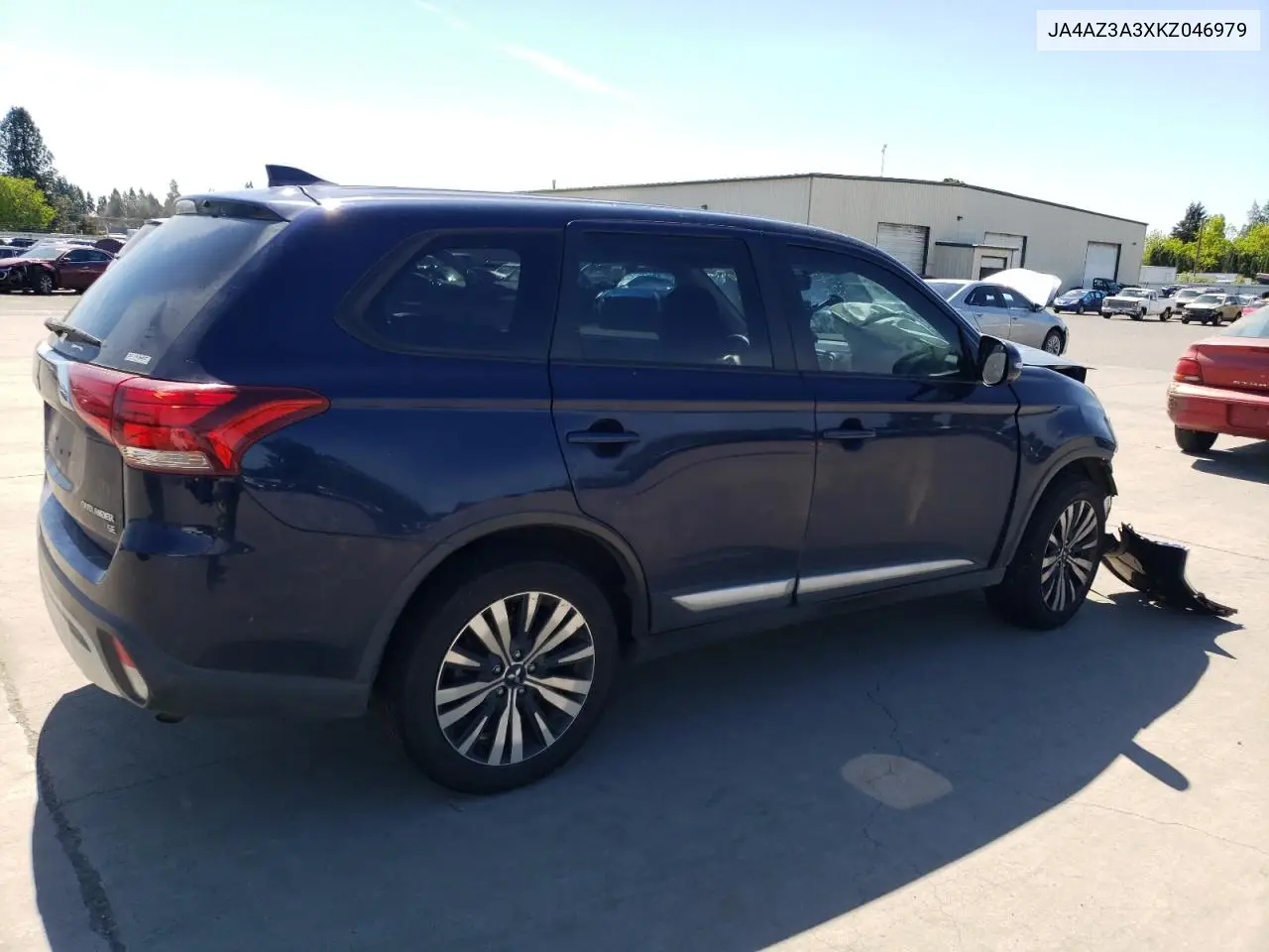 2019 Mitsubishi Outlander Se VIN: JA4AZ3A3XKZ046979 Lot: 55531025