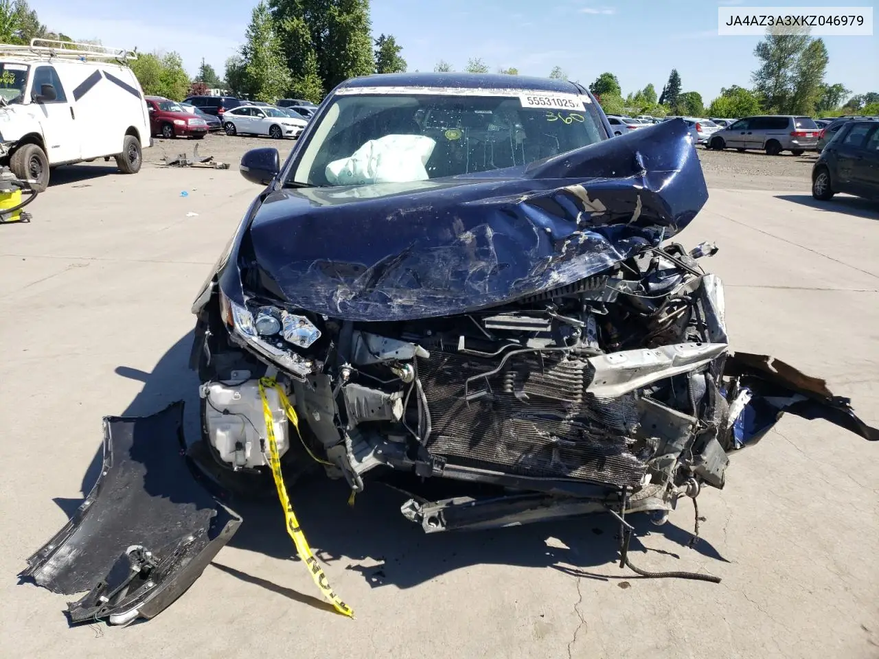 2019 Mitsubishi Outlander Se VIN: JA4AZ3A3XKZ046979 Lot: 55531025