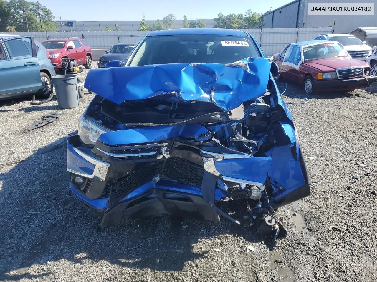 2019 Mitsubishi Outlander Sport Es VIN: JA4AP3AU1KU034182 Lot: 55766445