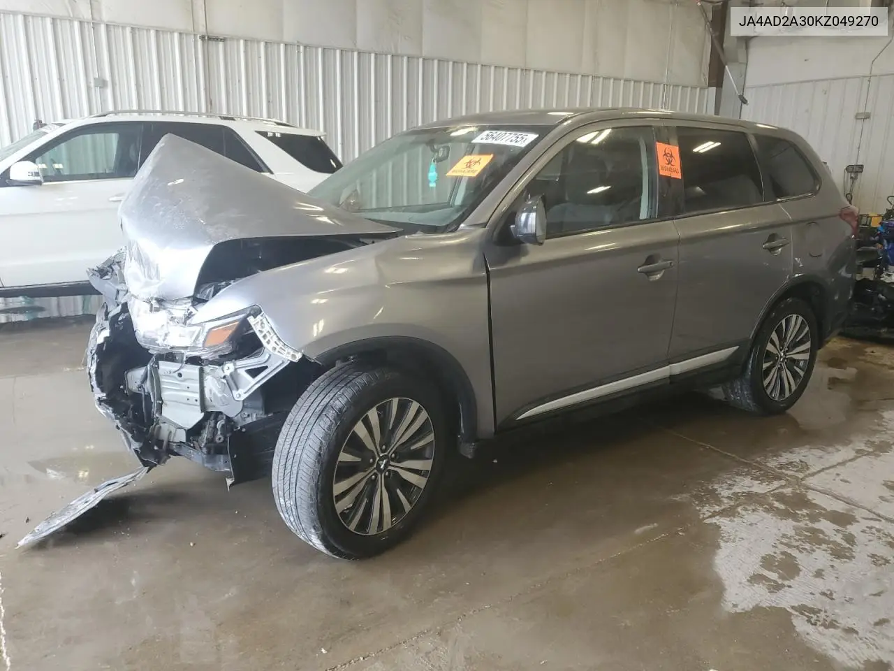 2019 Mitsubishi Outlander Es VIN: JA4AD2A30KZ049270 Lot: 56407755