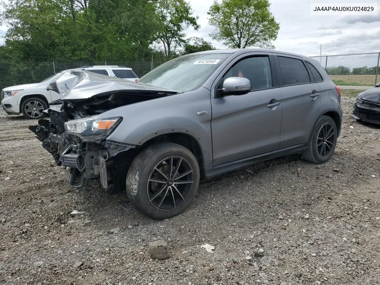 2019 Mitsubishi Outlander Sport Se VIN: JA4AP4AU0KU024829 Lot: 56424845