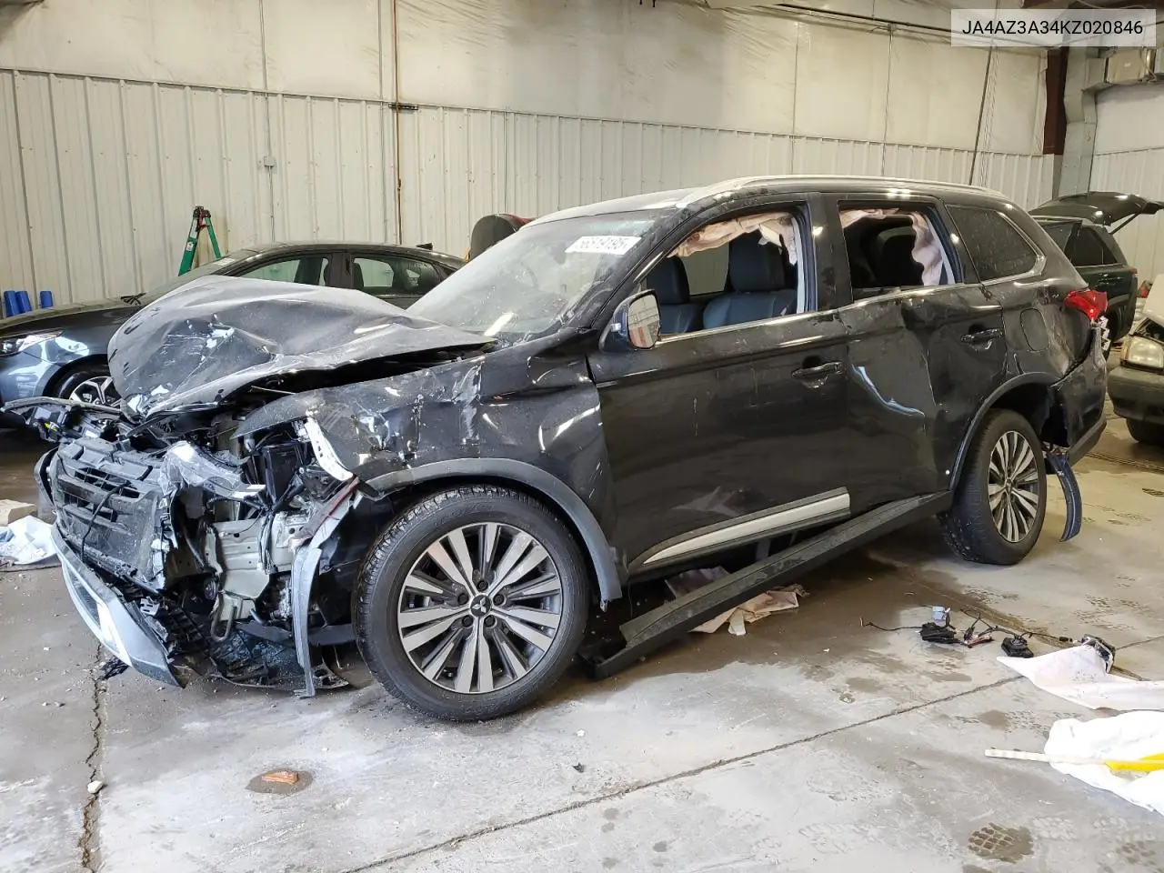 2019 Mitsubishi Outlander Se VIN: JA4AZ3A34KZ020846 Lot: 56519195