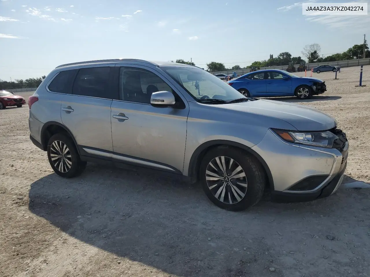 2019 Mitsubishi Outlander Se VIN: JA4AZ3A37KZ042274 Lot: 56708265