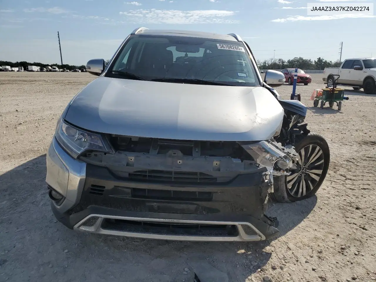 2019 Mitsubishi Outlander Se VIN: JA4AZ3A37KZ042274 Lot: 56708265