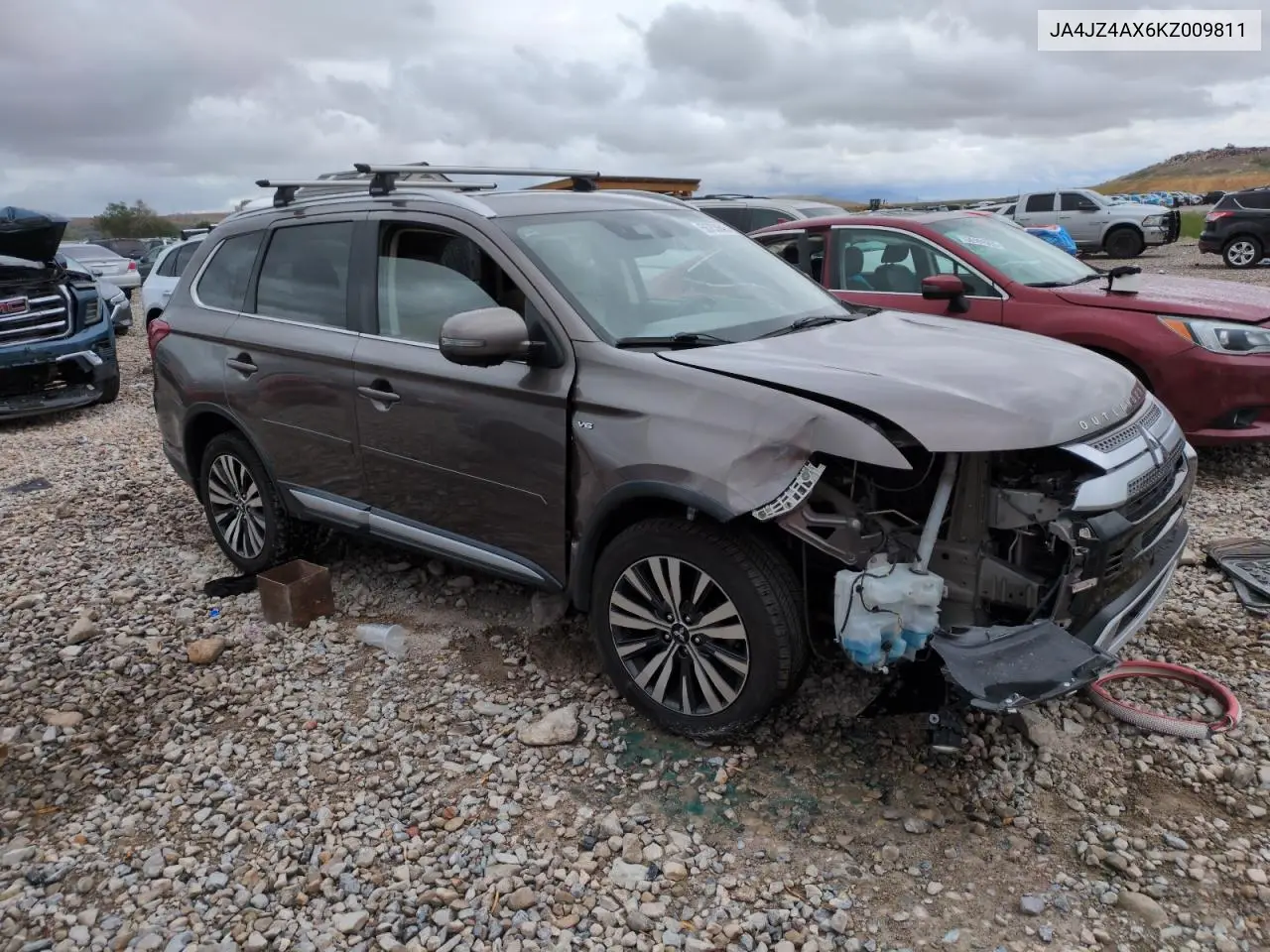 2019 Mitsubishi Outlander Gt VIN: JA4JZ4AX6KZ009811 Lot: 56753645