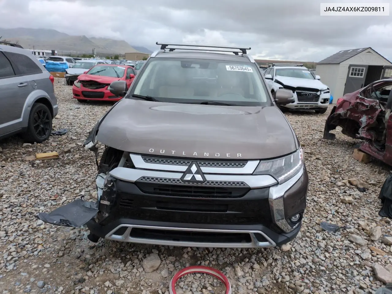 2019 Mitsubishi Outlander Gt VIN: JA4JZ4AX6KZ009811 Lot: 56753645