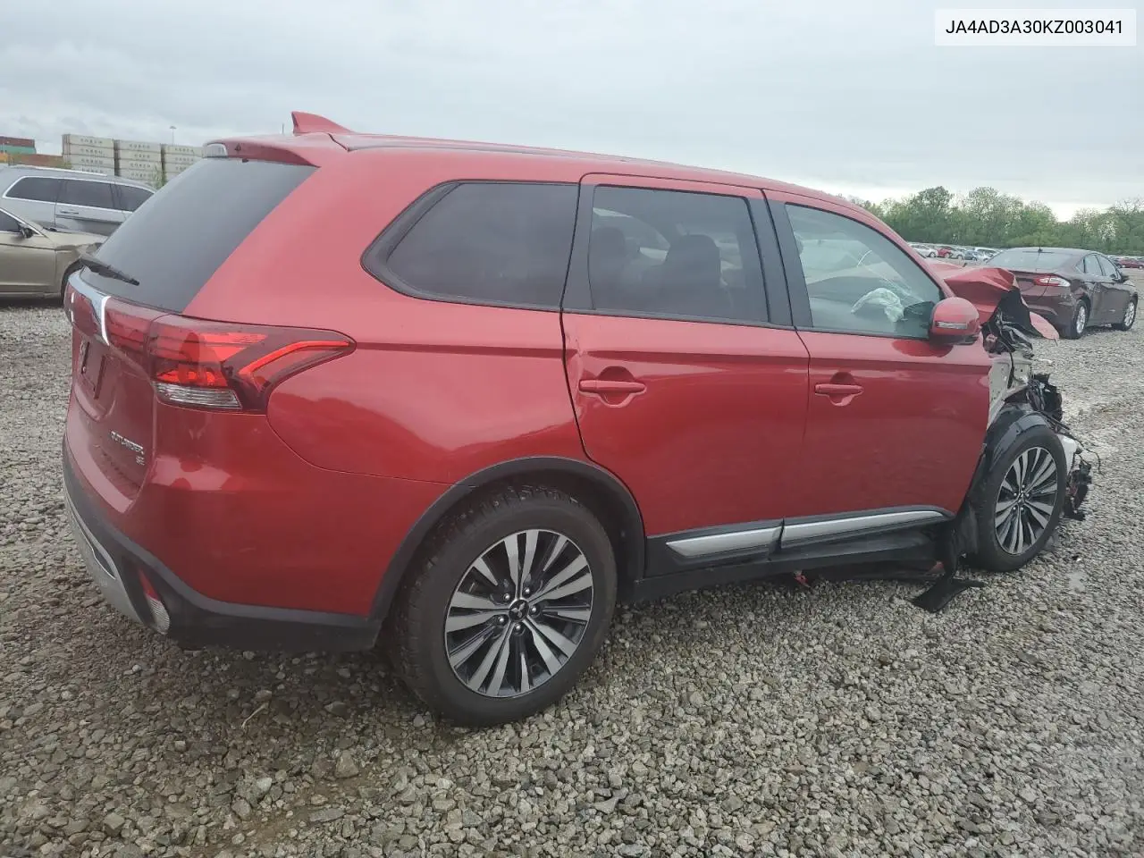2019 Mitsubishi Outlander Se VIN: JA4AD3A30KZ003041 Lot: 56803575
