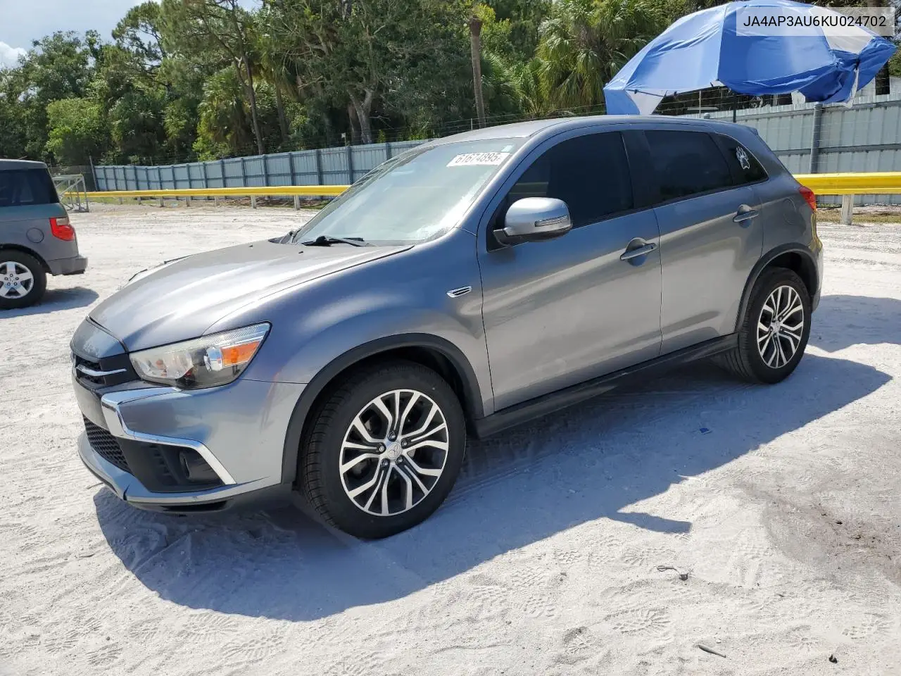 2019 Mitsubishi Outlander Sport Es VIN: JA4AP3AU6KU024702 Lot: 61674895