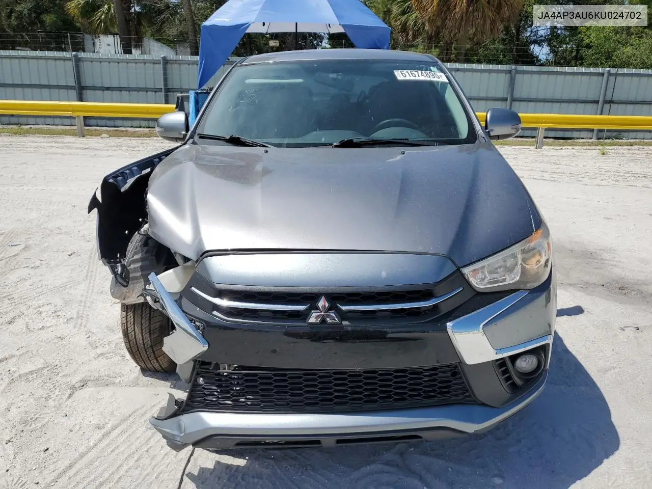 2019 Mitsubishi Outlander Sport Es VIN: JA4AP3AU6KU024702 Lot: 61674895
