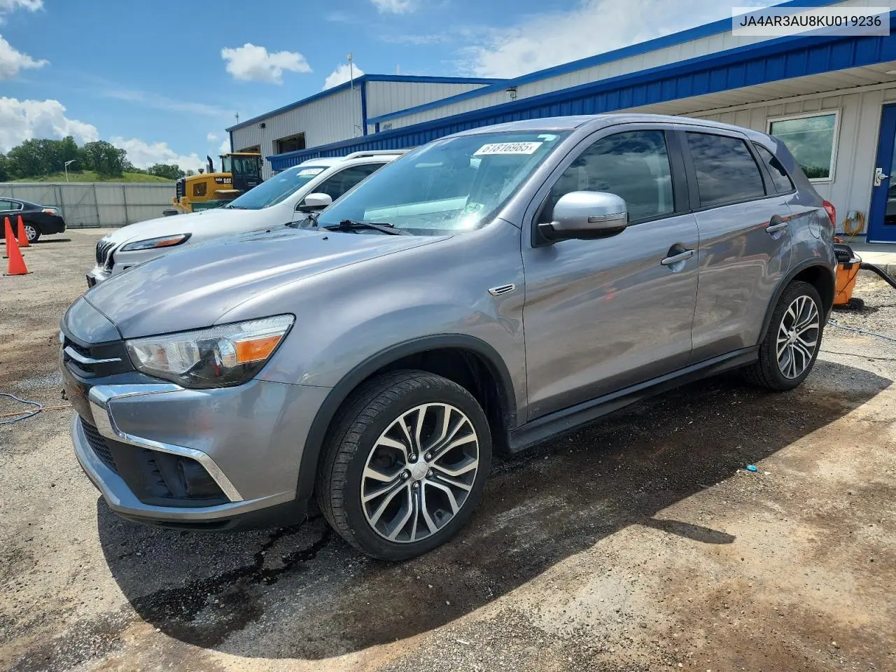 2019 Mitsubishi Outlander Sport Es VIN: JA4AR3AU8KU019236 Lot: 61816985