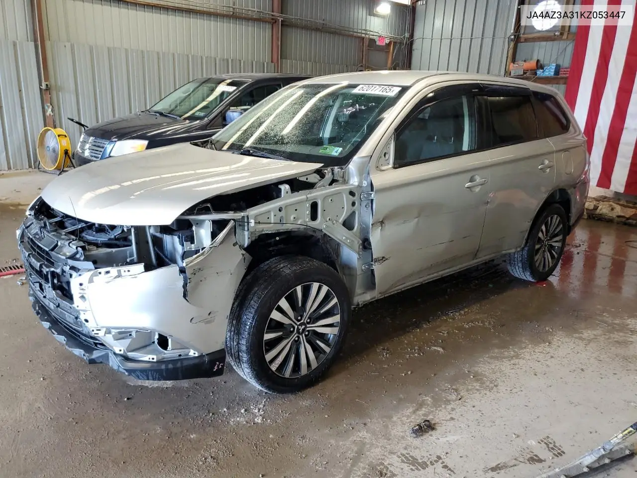 2019 Mitsubishi Outlander Se VIN: JA4AZ3A31KZ053447 Lot: 62017165