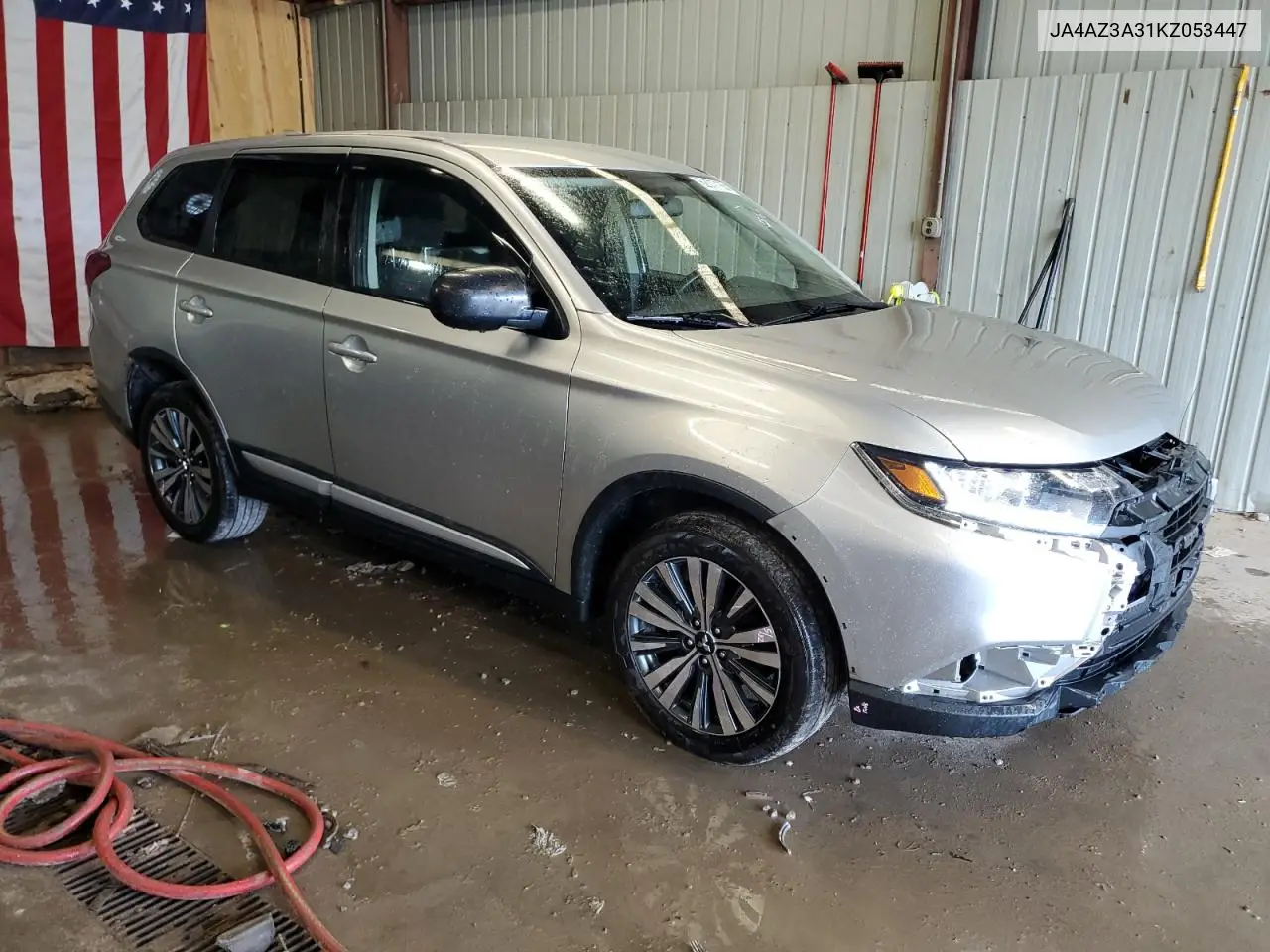2019 Mitsubishi Outlander Se VIN: JA4AZ3A31KZ053447 Lot: 62017165