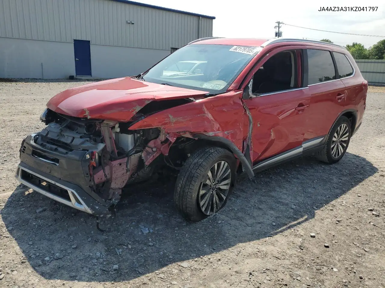 2019 Mitsubishi Outlander Se VIN: JA4AZ3A31KZ041797 Lot: 62179705