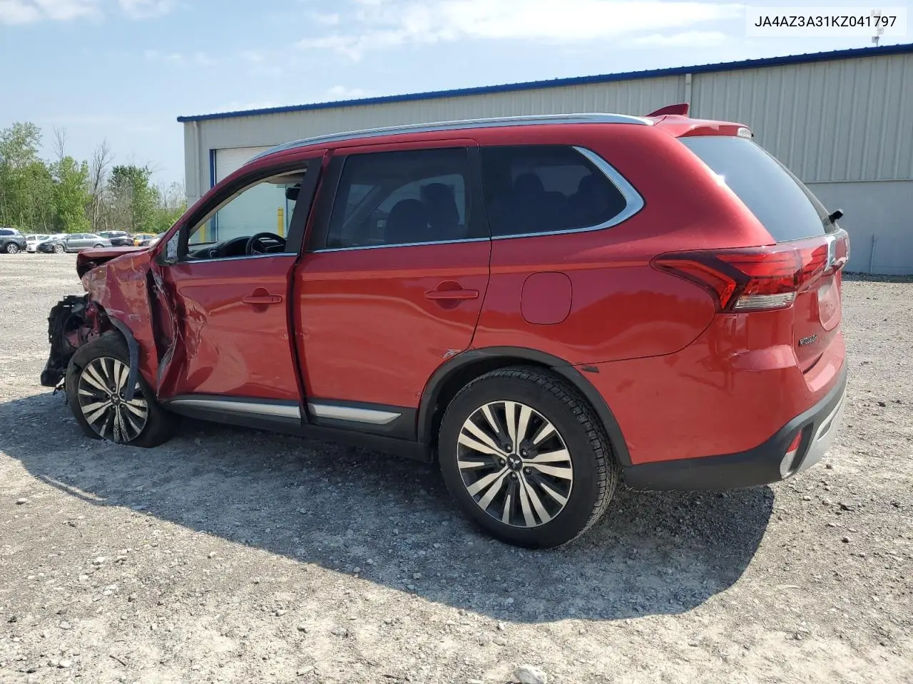 2019 Mitsubishi Outlander Se VIN: JA4AZ3A31KZ041797 Lot: 62179705