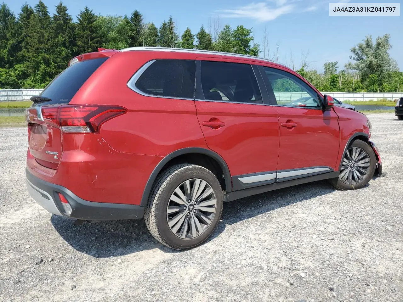 2019 Mitsubishi Outlander Se VIN: JA4AZ3A31KZ041797 Lot: 62179705