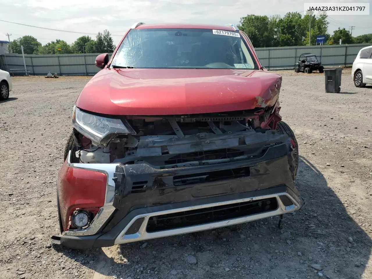 2019 Mitsubishi Outlander Se VIN: JA4AZ3A31KZ041797 Lot: 62179705