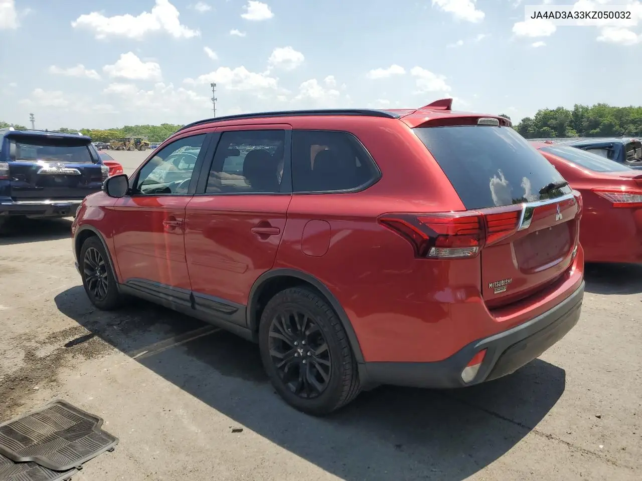 2019 Mitsubishi Outlander Se VIN: JA4AD3A33KZ050032 Lot: 62216975
