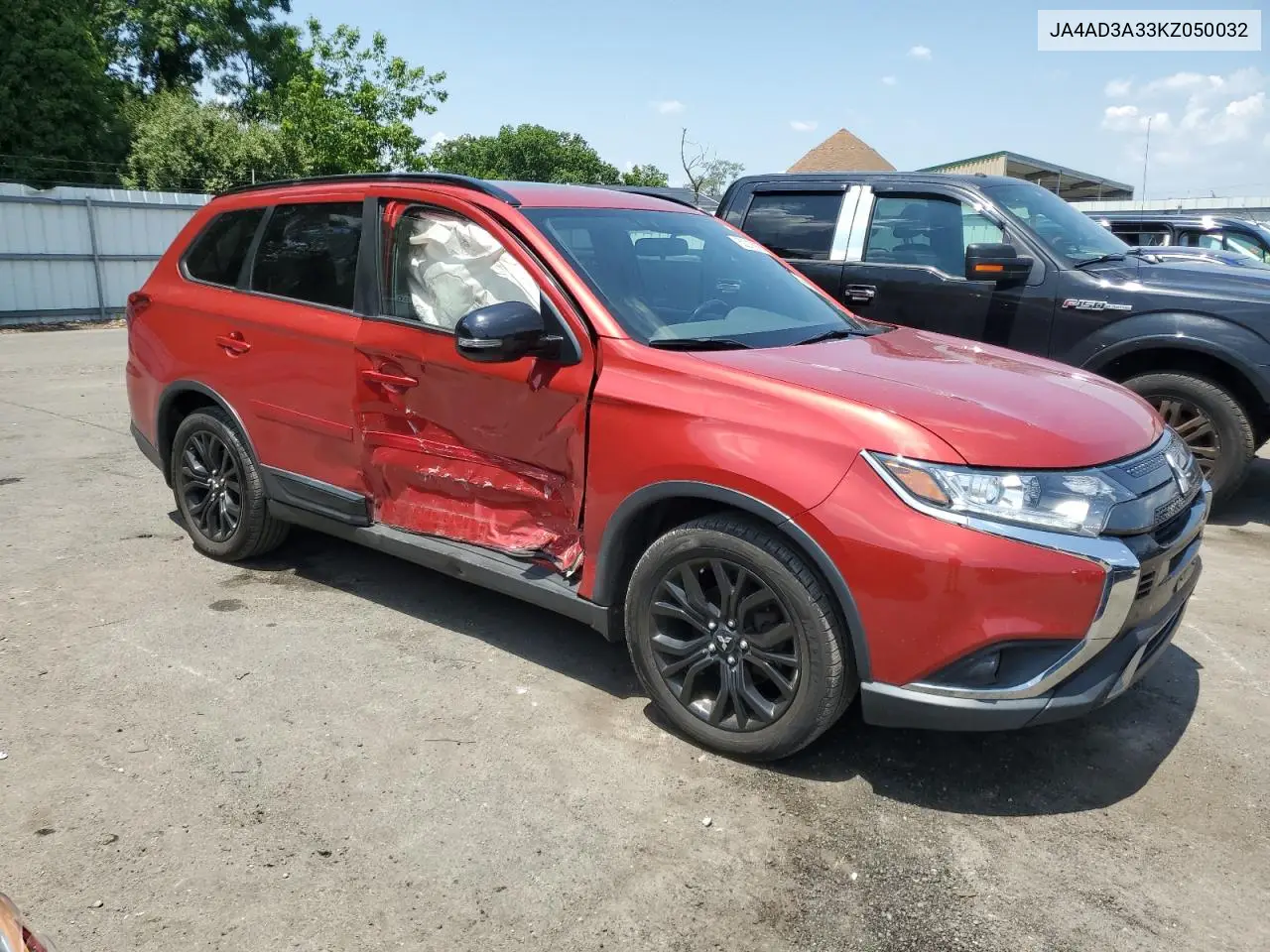 2019 Mitsubishi Outlander Se VIN: JA4AD3A33KZ050032 Lot: 62216975