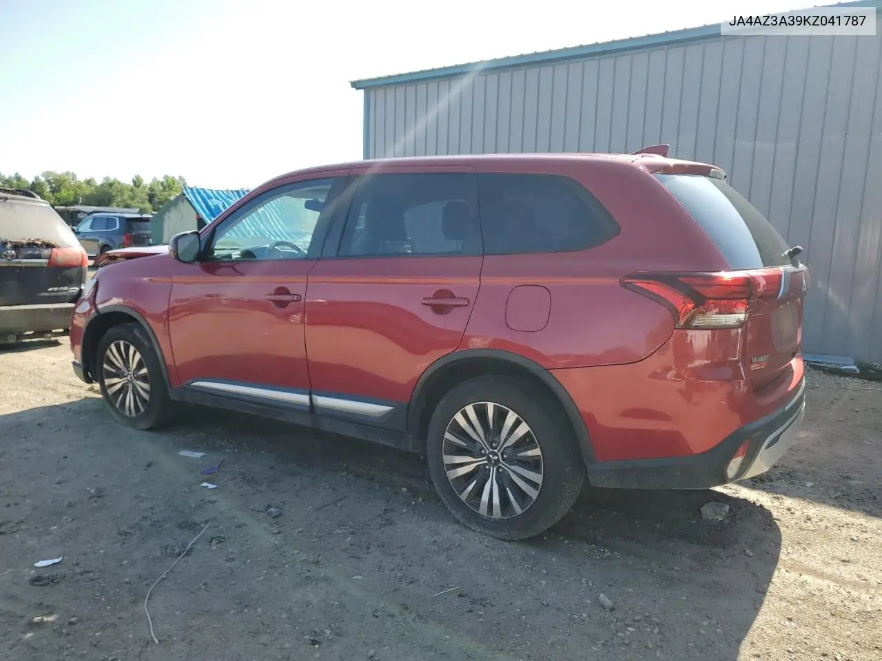 2019 Mitsubishi Outlander Se VIN: JA4AZ3A39KZ041787 Lot: 62898365