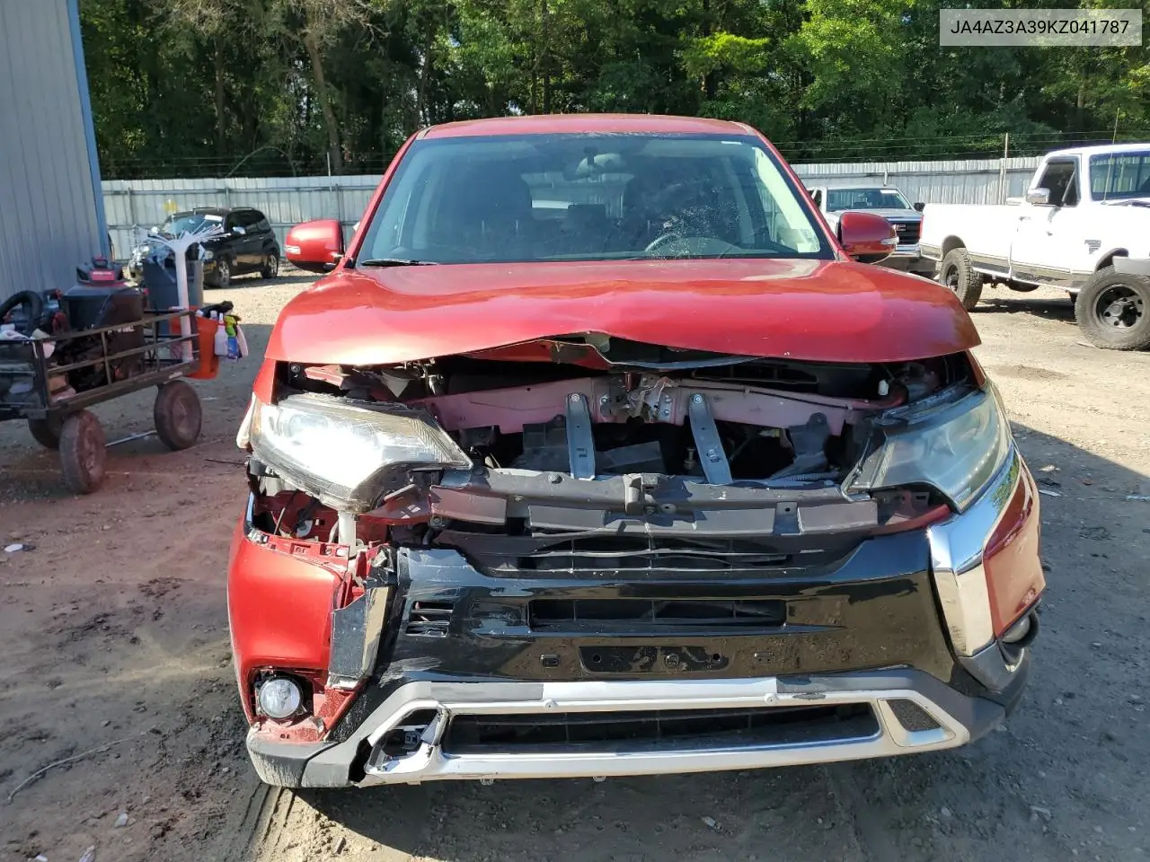 2019 Mitsubishi Outlander Se VIN: JA4AZ3A39KZ041787 Lot: 62898365