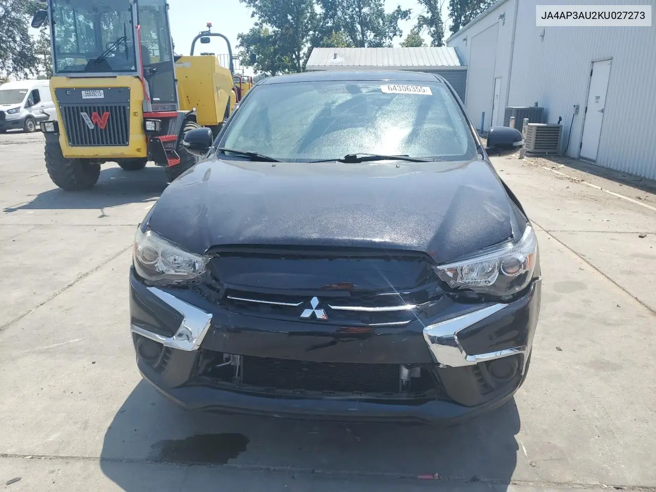2019 Mitsubishi Outlander Sport Es VIN: JA4AP3AU2KU027273 Lot: 64306355