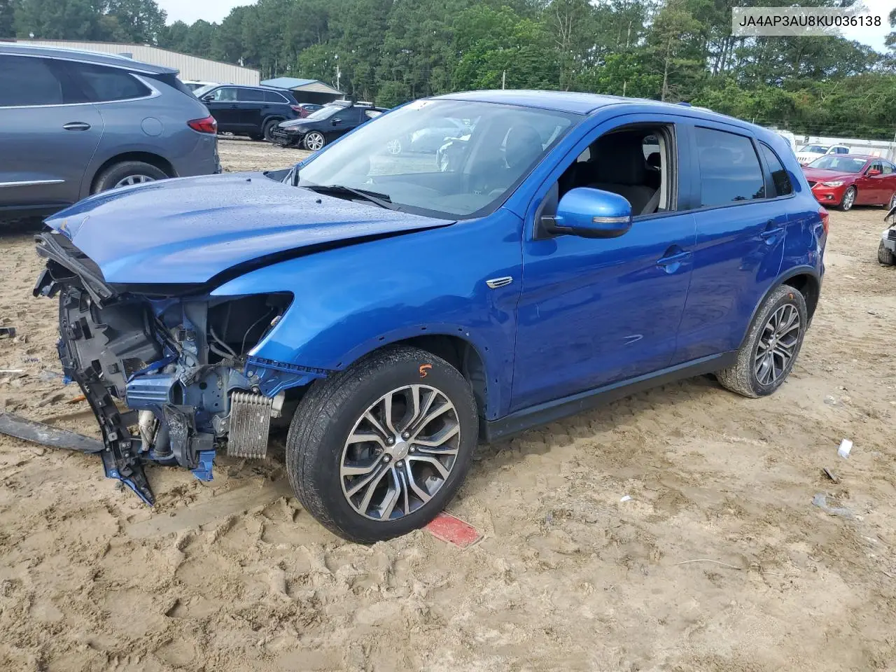 2019 Mitsubishi Outlander Sport Es VIN: JA4AP3AU8KU036138 Lot: 64318755