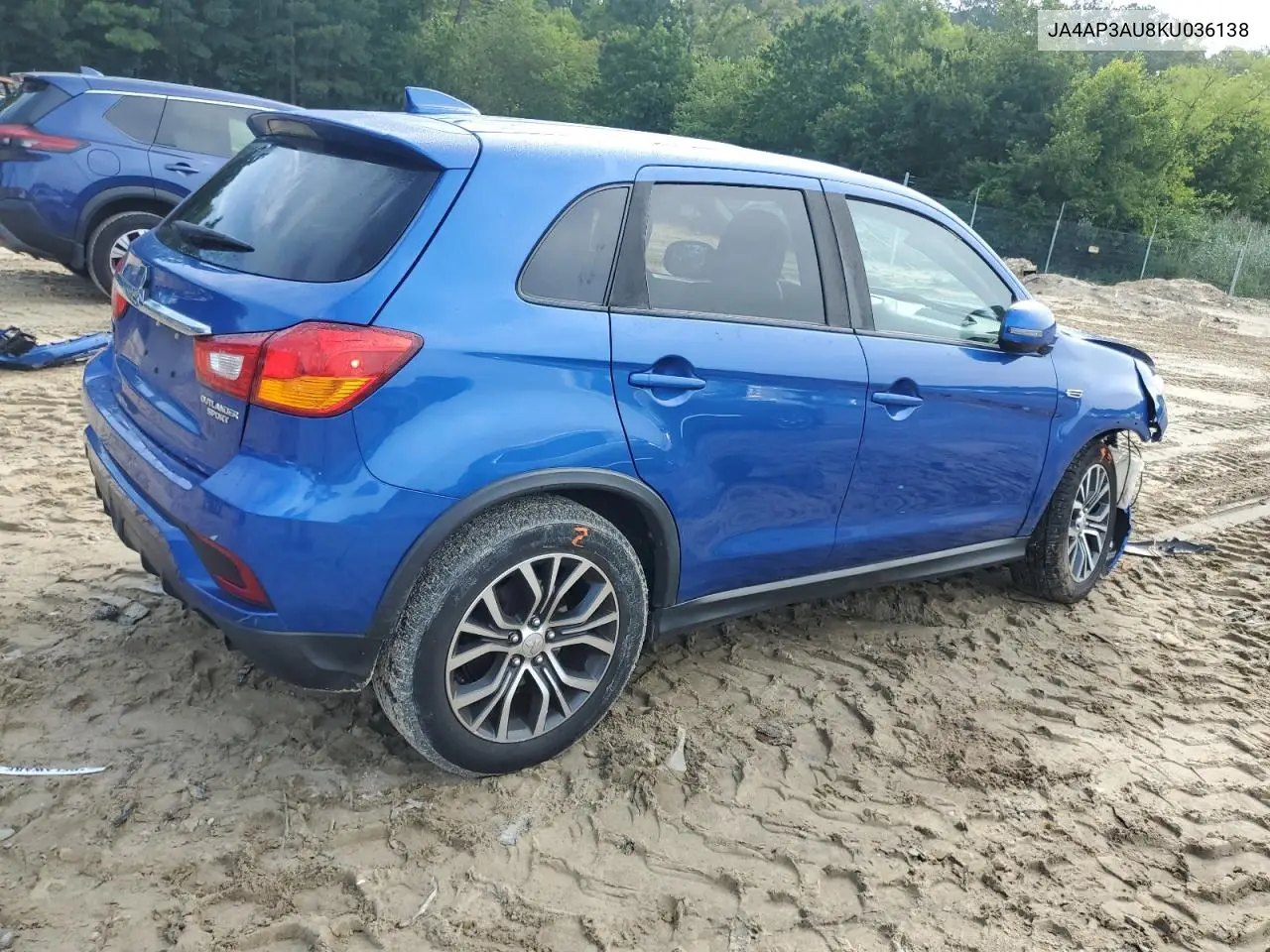 2019 Mitsubishi Outlander Sport Es VIN: JA4AP3AU8KU036138 Lot: 64318755