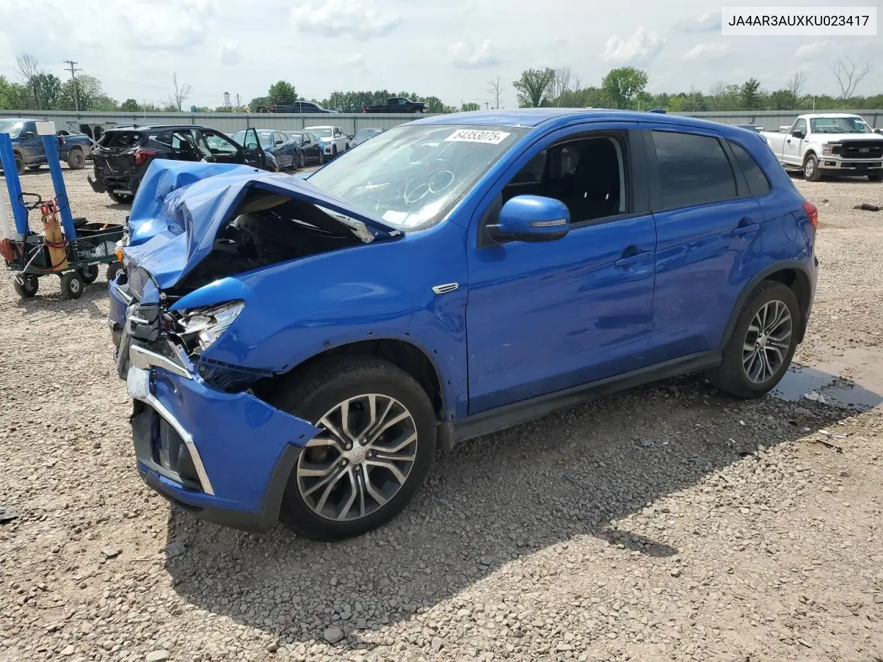 2019 Mitsubishi Outlander Sport Es VIN: JA4AR3AUXKU023417 Lot: 64353075
