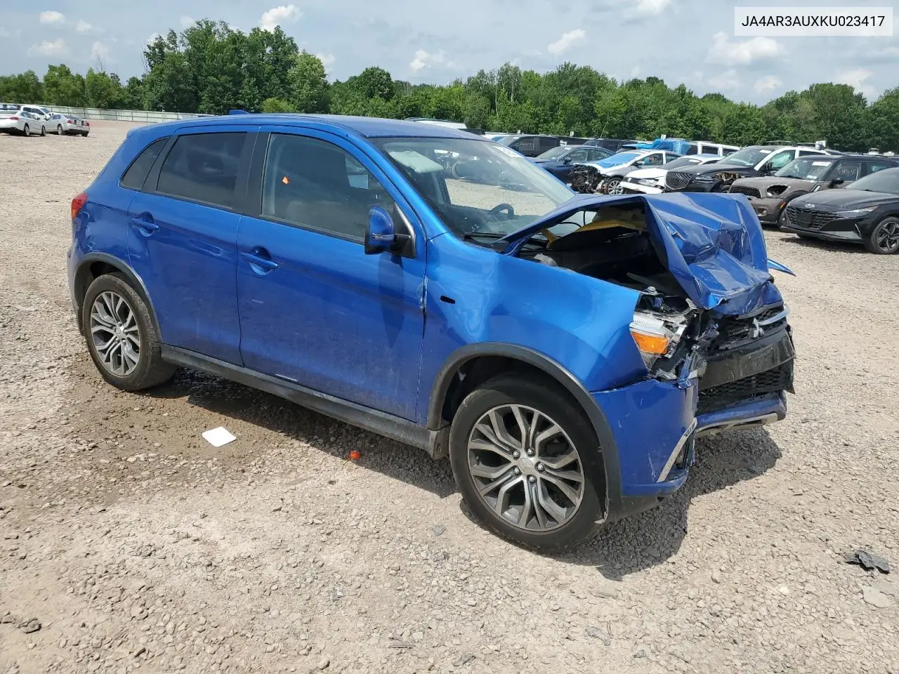 2019 Mitsubishi Outlander Sport Es VIN: JA4AR3AUXKU023417 Lot: 64353075