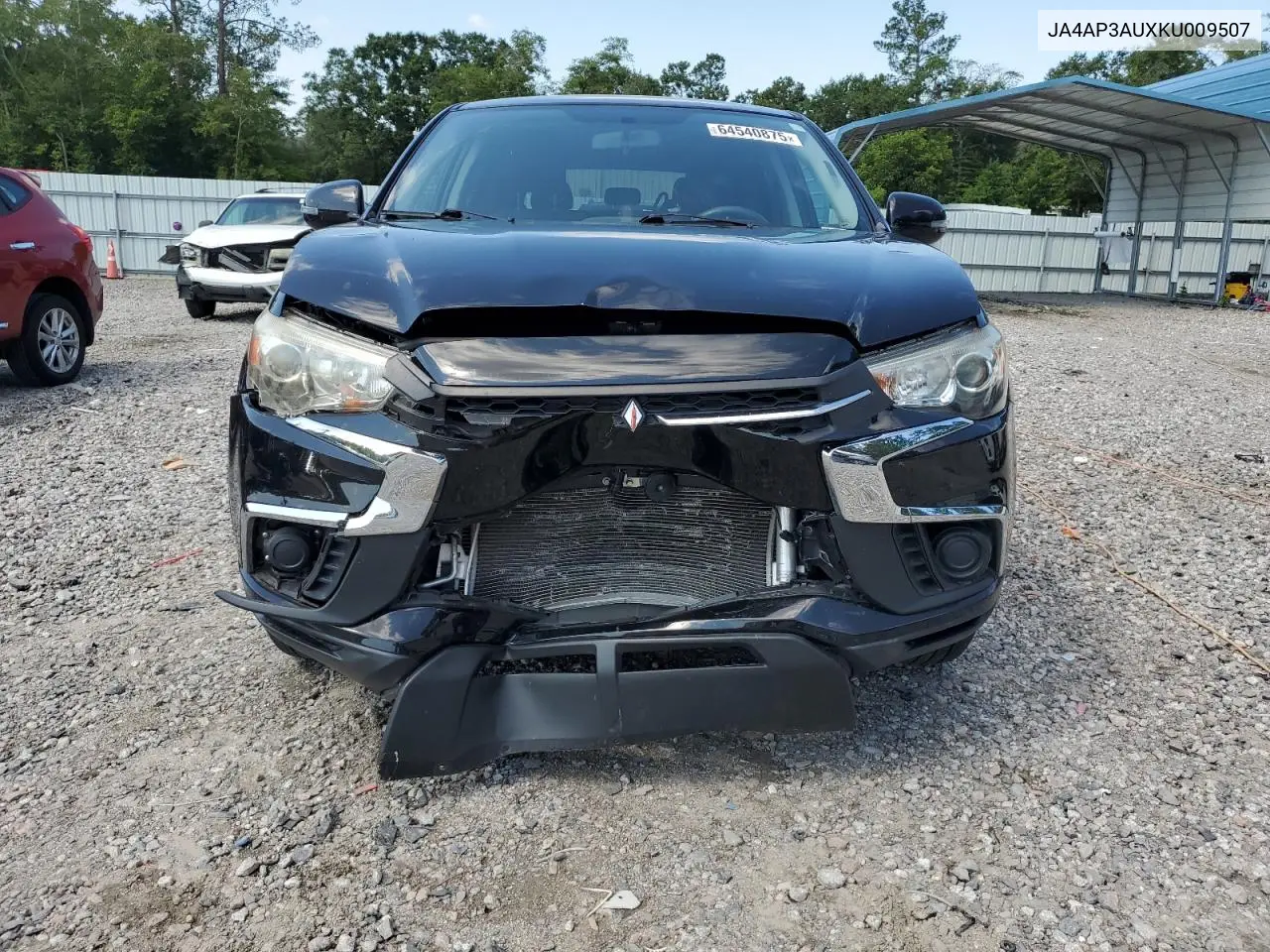 2019 Mitsubishi Outlander Sport Es VIN: JA4AP3AUXKU009507 Lot: 64540875